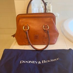 Dooney & Bourke brown leather shoulder bag
